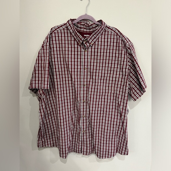 Big & Tall Men’s KingSize Button Down Shirt, size 5XL - Picture 1 of 3